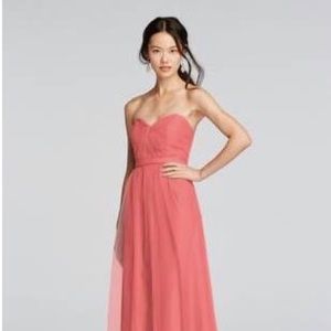 David’s Bridal Coral Dress
